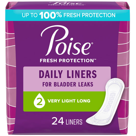 Poise Pantiliners Very Light 8-1/2" Long - Homeline Medical