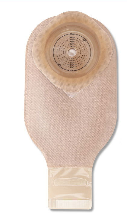 Premier CeraPlus 1-Piece Soft Convexity Drainable Pouch, Full Border, Cut-to-Fit 1-1/2", With Filter - Homeline Medical