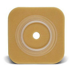 Sur-Fit Natura Durahesive Cut-to-Fit Skin Barrier 4" x 4" without Tape, 2-1/4" Flange - Homeline Medical