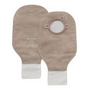 New Image 2-Piece Drainable Pouch 1-3/4" with Filter, Beige - Homeline Medical