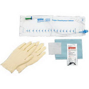 Apogee Plus Intermittent Catheter Kit 6 Fr 16"" 1500 mL - Homeline Medical