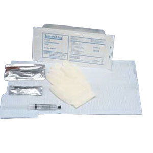 BARDIA Foley Insertion Tray with 10 cc Syringe and PVI Swabs - Homeline Medical