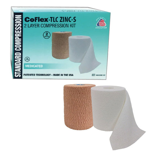 CoFlex TLC Zinc Standard Compression, 4" - Homeline Medical