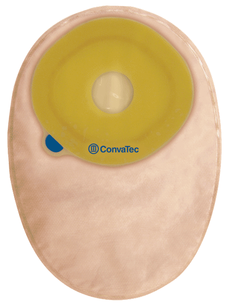 Esteem + One-Piece Pre-cut Closed-End Pouch, Modified Stomahesive, Filter, 12" panel Opaque, 2" - Homeline Medical