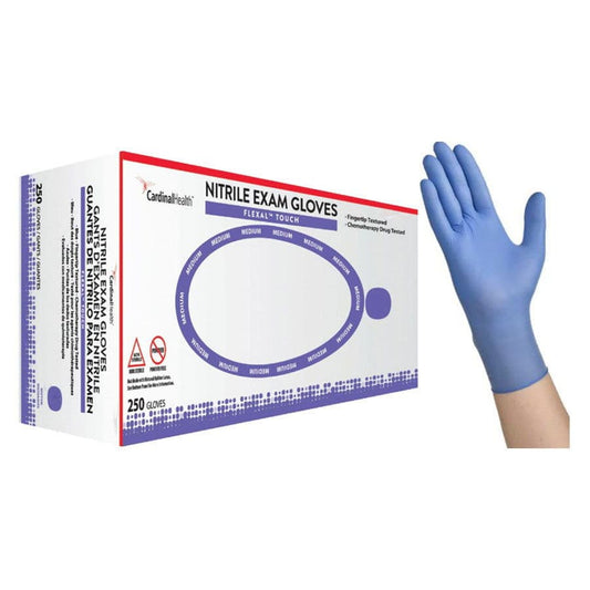 FLEXAL Touch Powder-Free Nitrile Exam Gloves, Large - 3.5 MIL - Homeline Medical