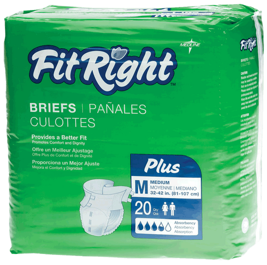 FitRight Plus Brief Medium 32" - 42" - Homeline Medical