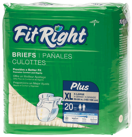 FitRight Plus Brief X-Large 59" - 66" - Homeline Medical