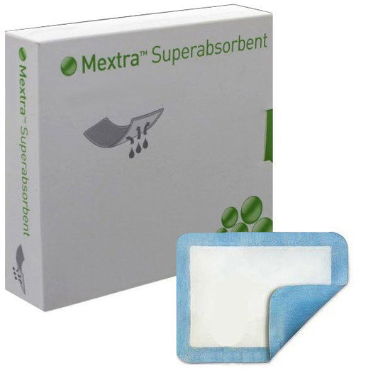 Mextra Superabsorbent Dressing, 7" x 9" - Homeline Medical