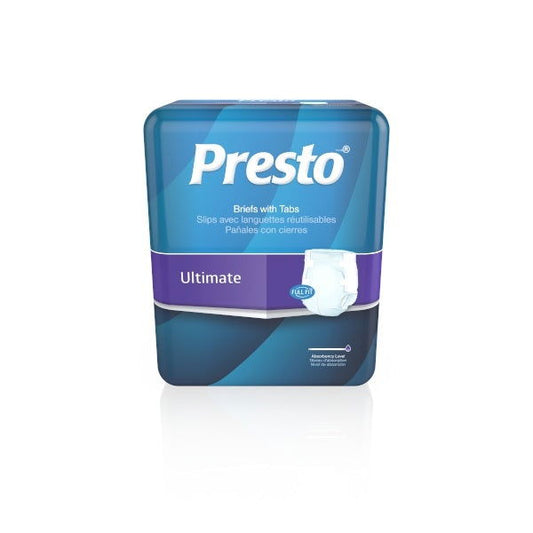 Presto Breathable Brief, Ultimate Absorbency, X-Large, 58"-64" - Homeline Medical