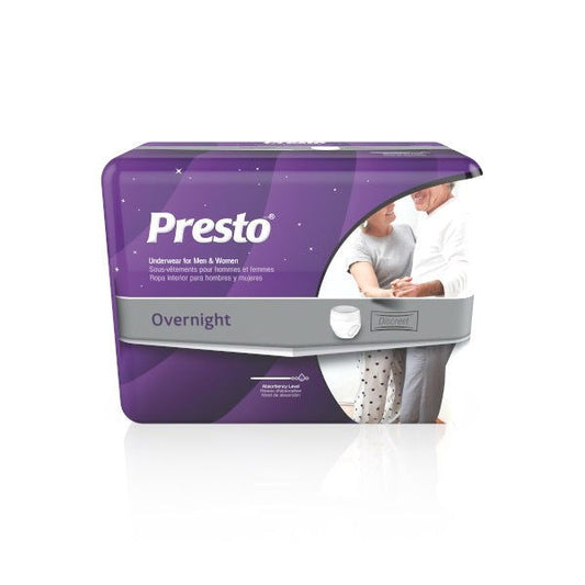 Presto FlexRight Protective Underwear Medium 32" - 44" Overnight Absorbency - Homeline Medical