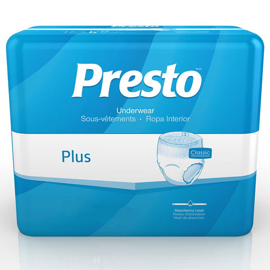 Presto Flex Right Protective Underwear Large 58" - 68" Good Absorbency - Homeline Medical