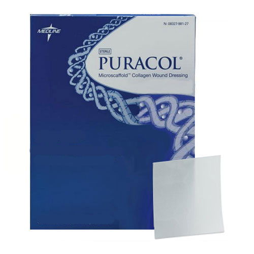 Puracol Plus AG Collagen Dressing 2" x 2" - Homeline Medical