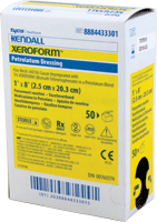 Xeroform Occlusive Petrolatum Gauze Patch, 1" x 8" - Homeline Medical